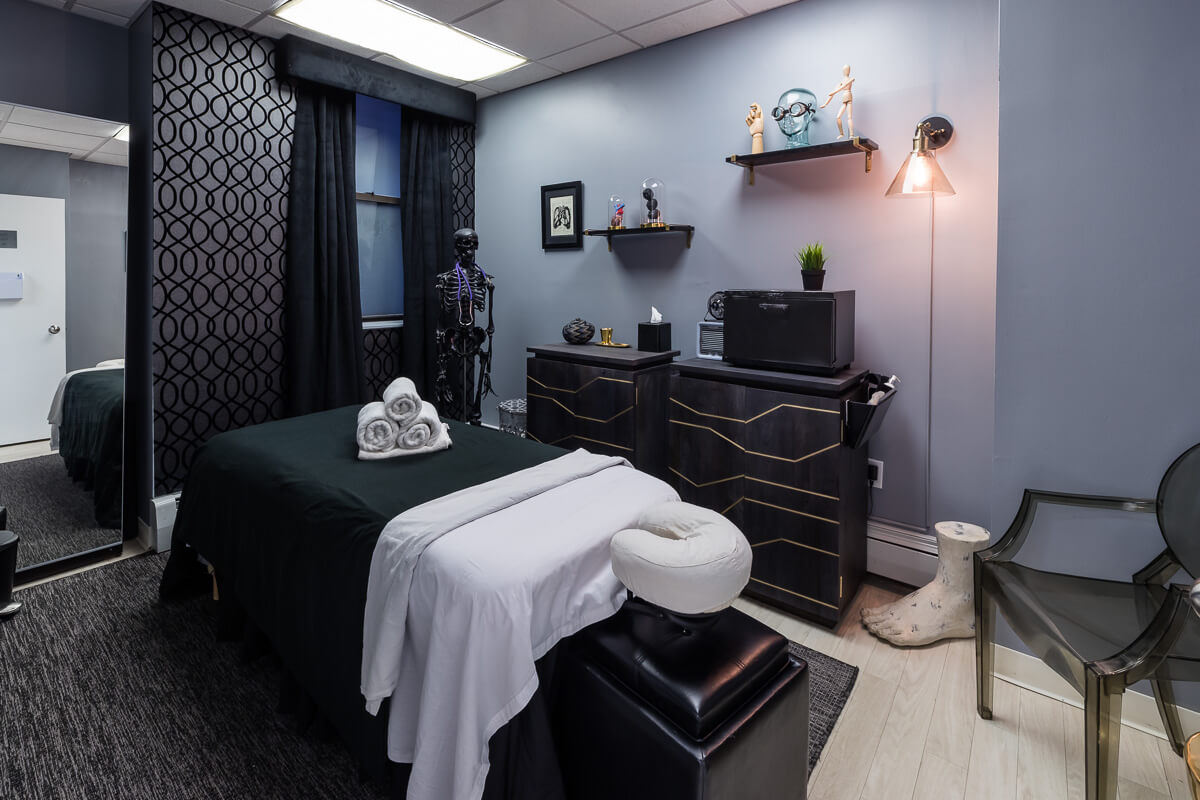 massage therapy room