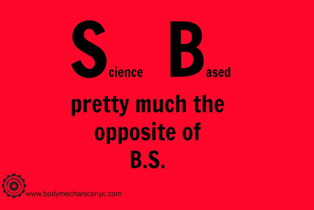 Science Based Massage Therapy the Opposite of BS