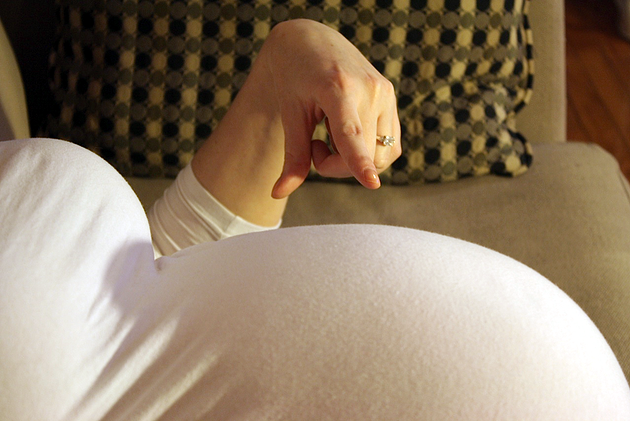 prenatal massage belly image