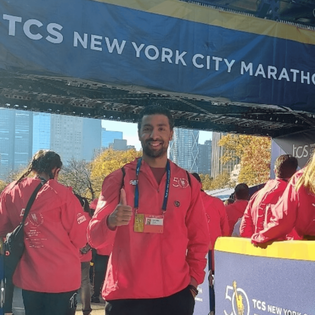 Emanuel at the Marathon